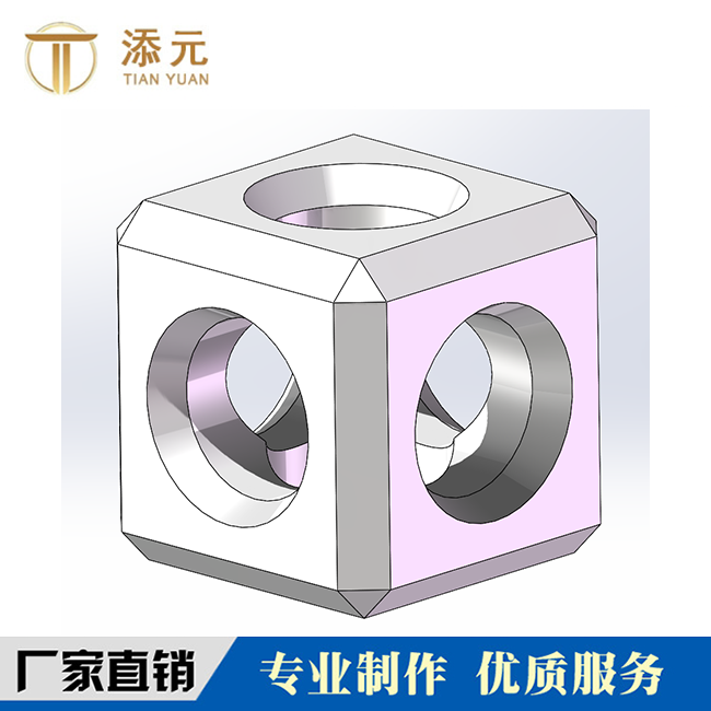 削角块 3D模型图